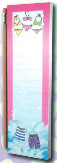 Bikini Splash List Pad