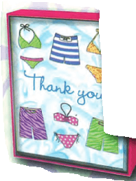 Bikini Splash Thank You Box