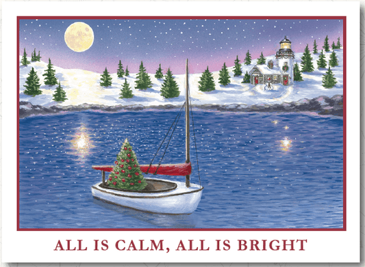 Catboat and Tree